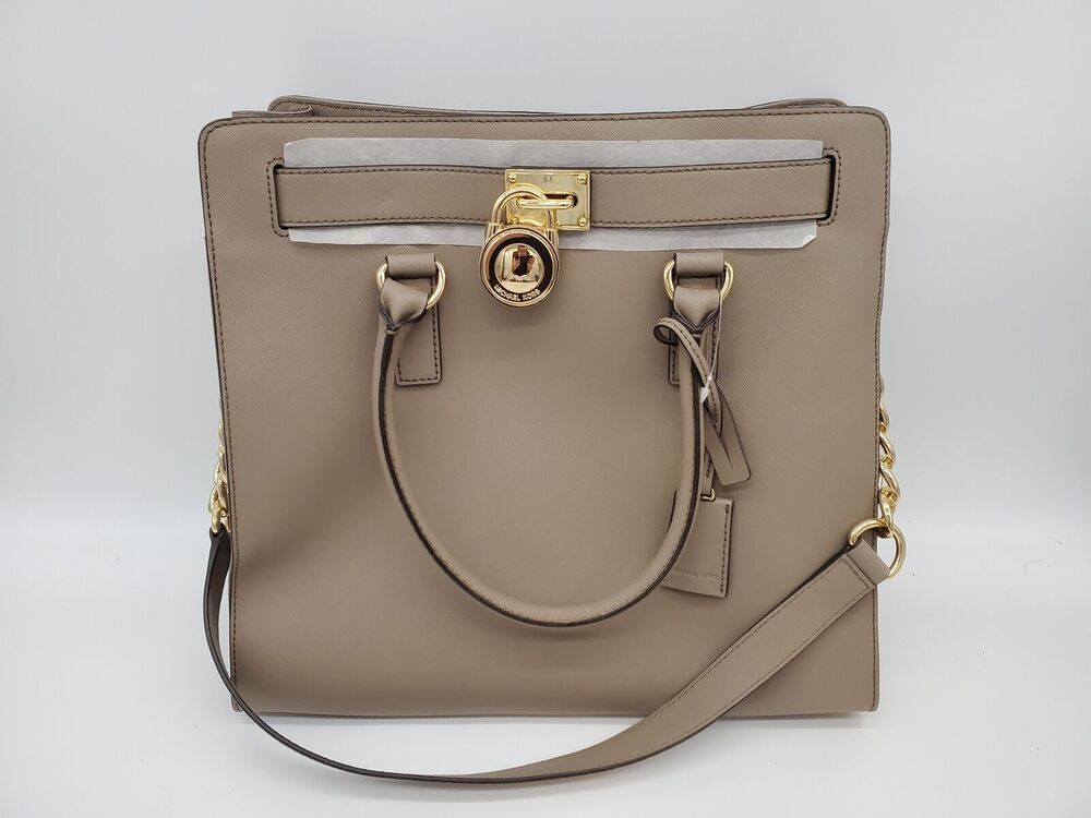 NWT MICHAEL KORS Hamilton Traveler Tote Bag - Taupe